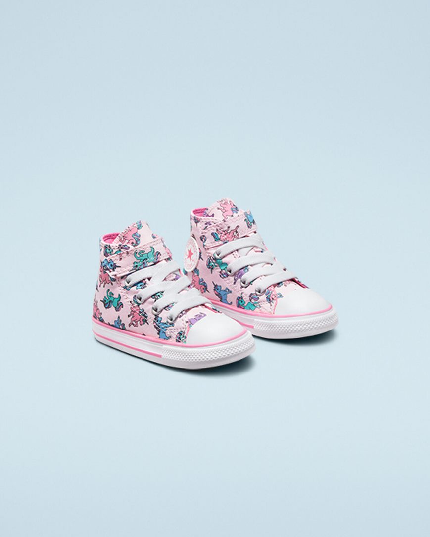 Zapatillas Altas Converse Chuck Taylor All Star Easy-On Unicorns Niña Rosas Azules | PE LE574W